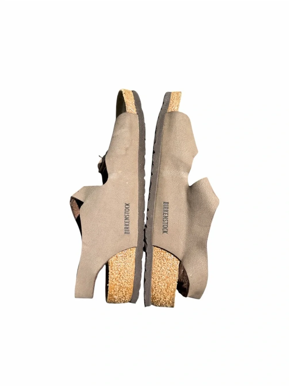 Birkenstock Kids Taupe Two-Strap Sandals